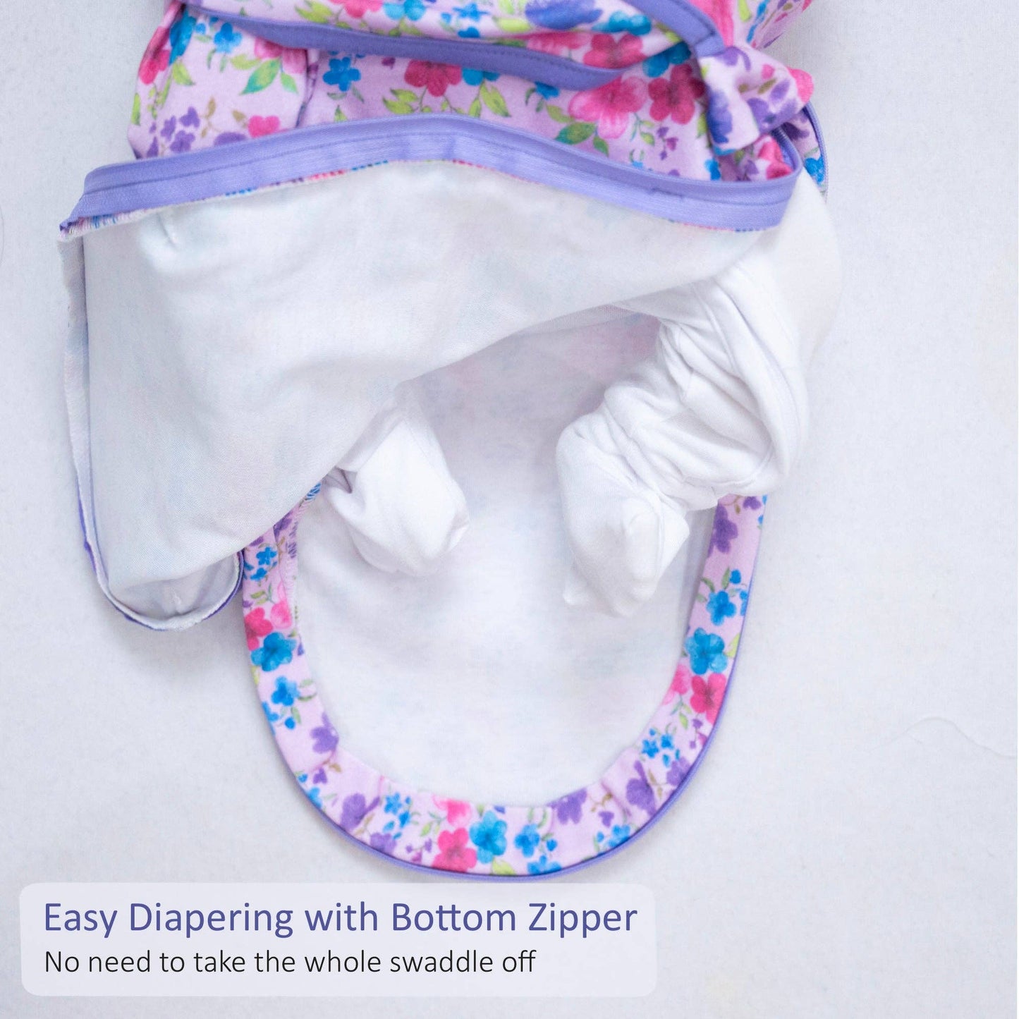 Field of Dreams Cotton Velcro Newborn Swaddle Sack