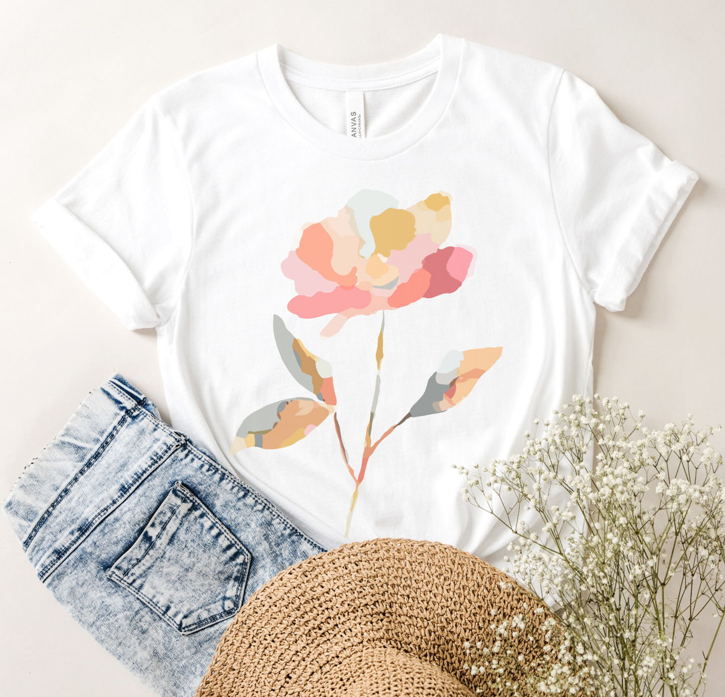Watercolor Floral Graphic Tee