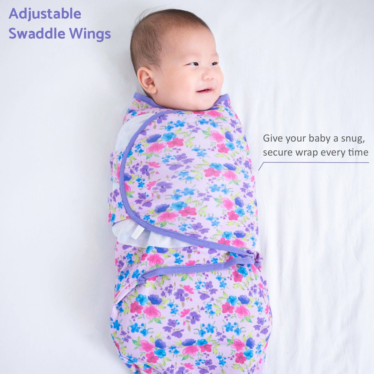 Field of Dreams Cotton Velcro Newborn Swaddle Sack