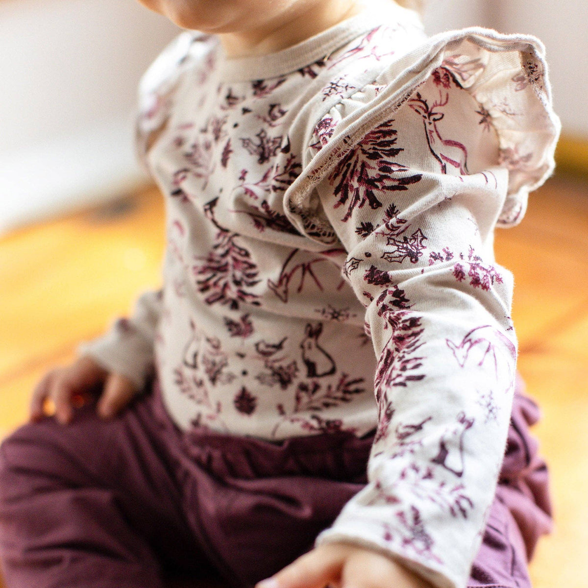 Snowflakes & Woodland Story Baby Bodysuits - 3 Pack