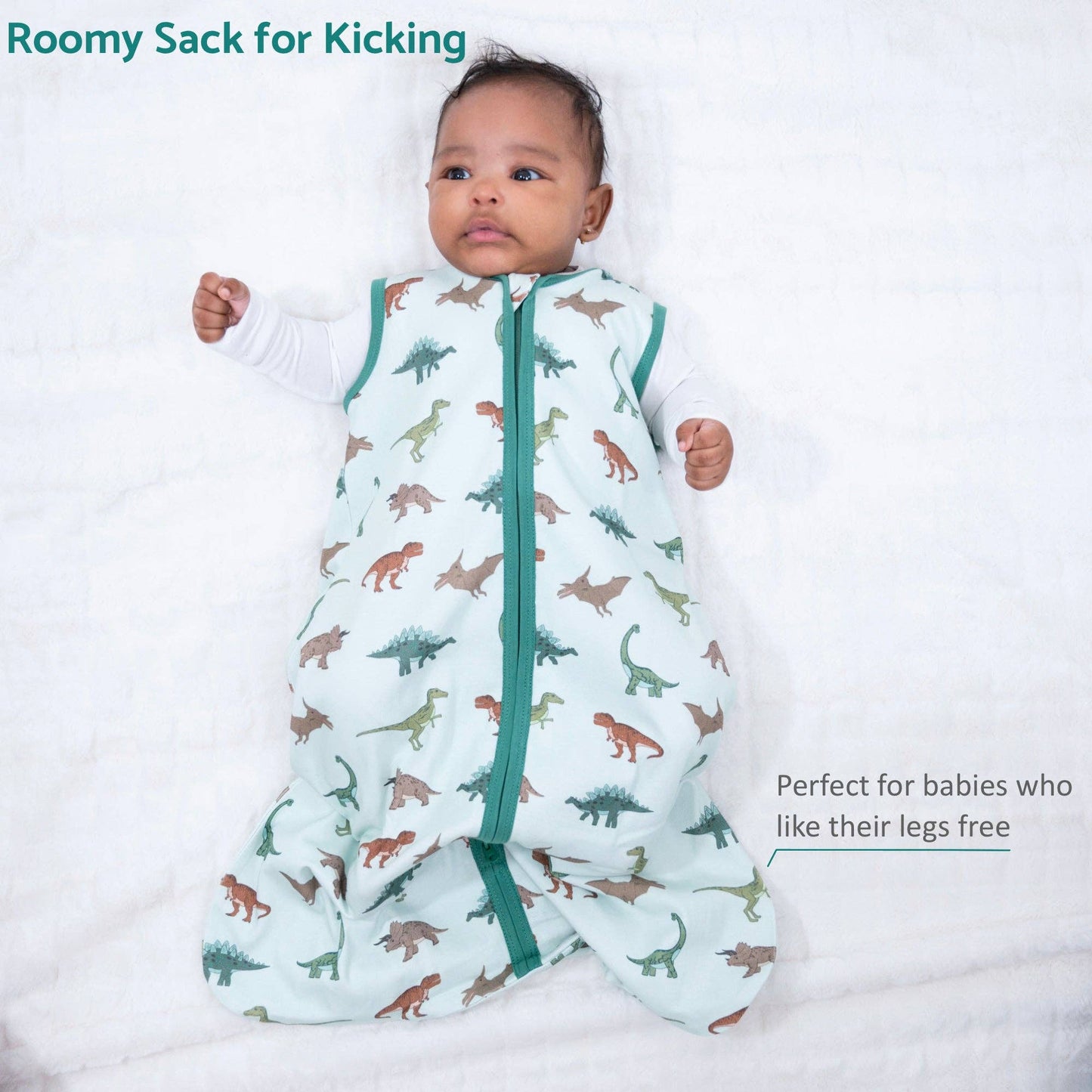 Organic Cotton Sleep Sack 0.5 TOG Dinosaur