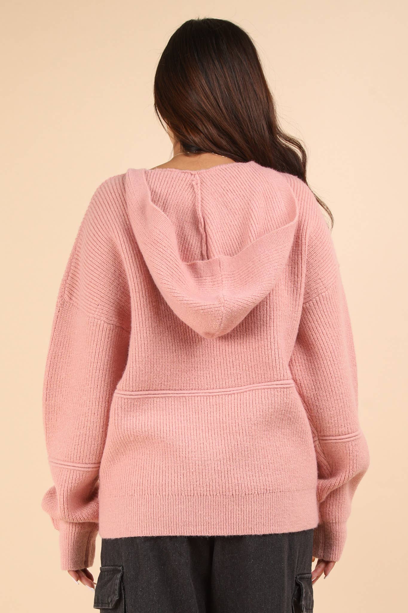 Cozy Oversized Knit hooded Sweater