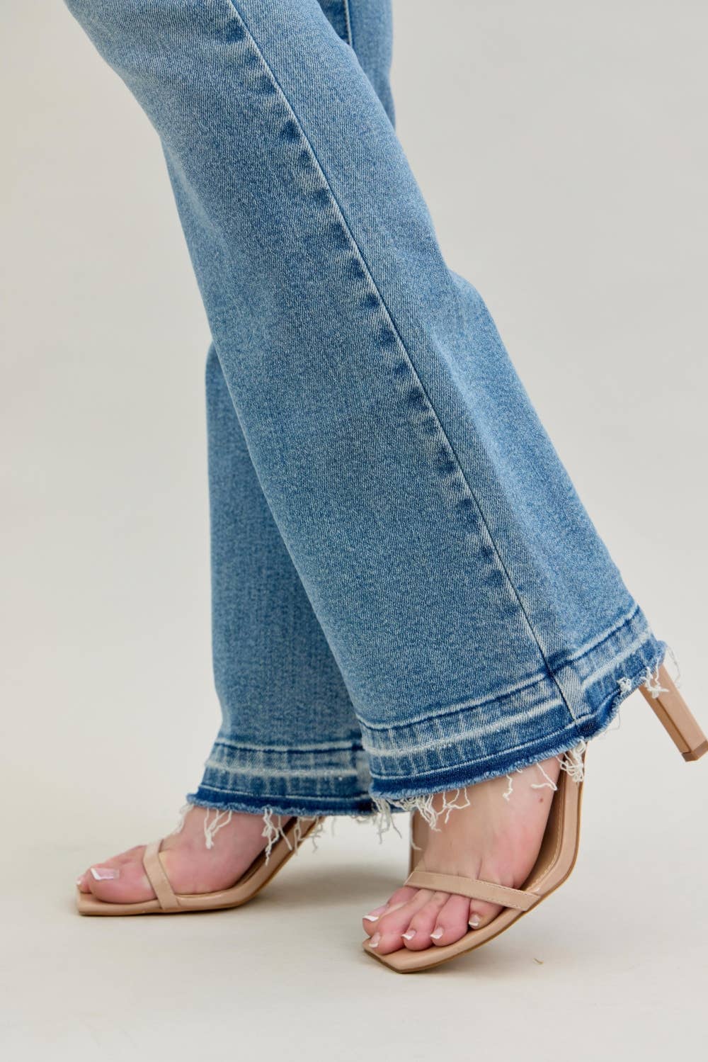 Savannah- Mid rise Destroy Bootcut Judy blue jeans