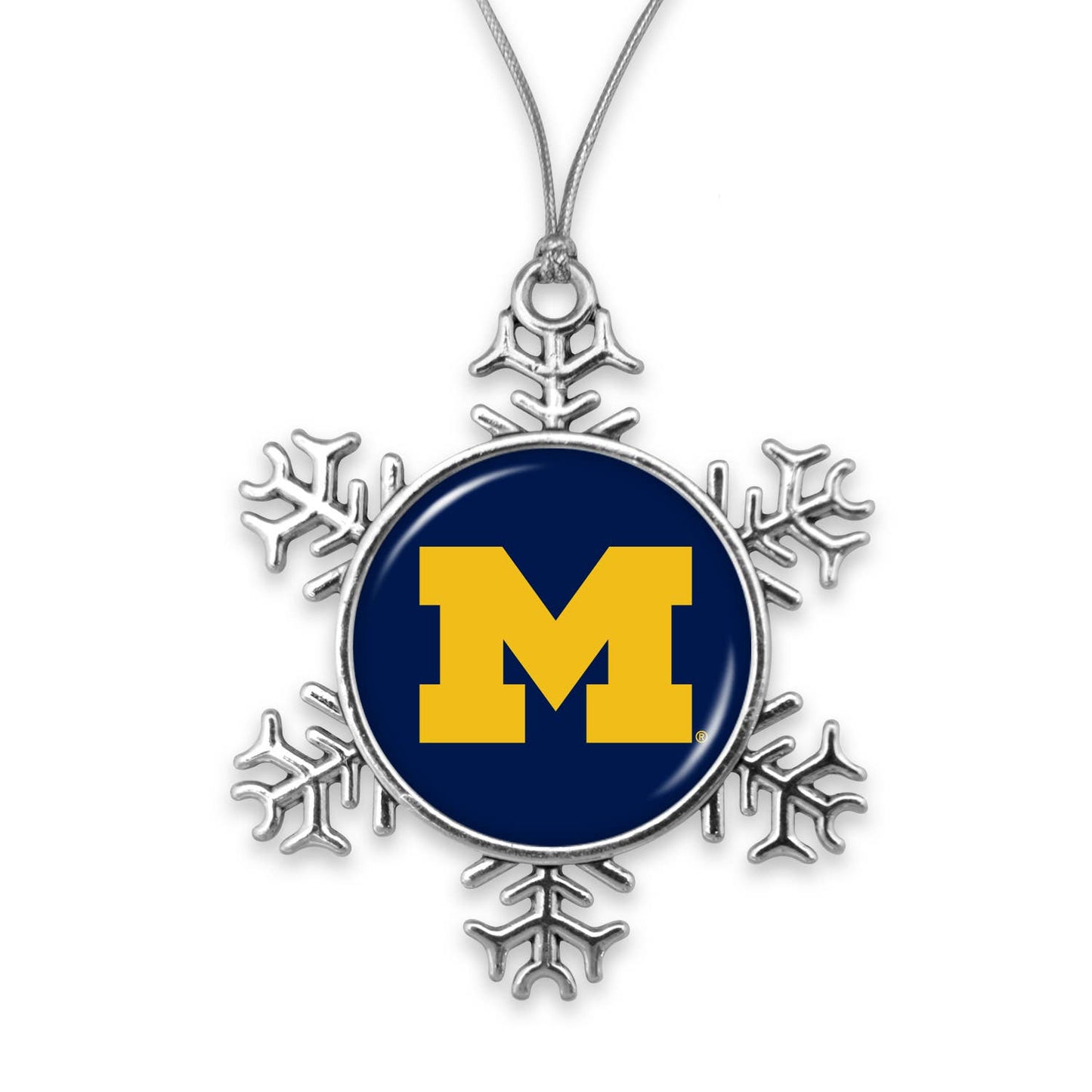 Michigan Wolverines  Snowflake Ornament