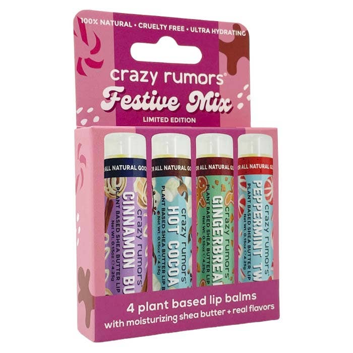 Festive Mix  - 4 Pack Lip Balm Gift Box