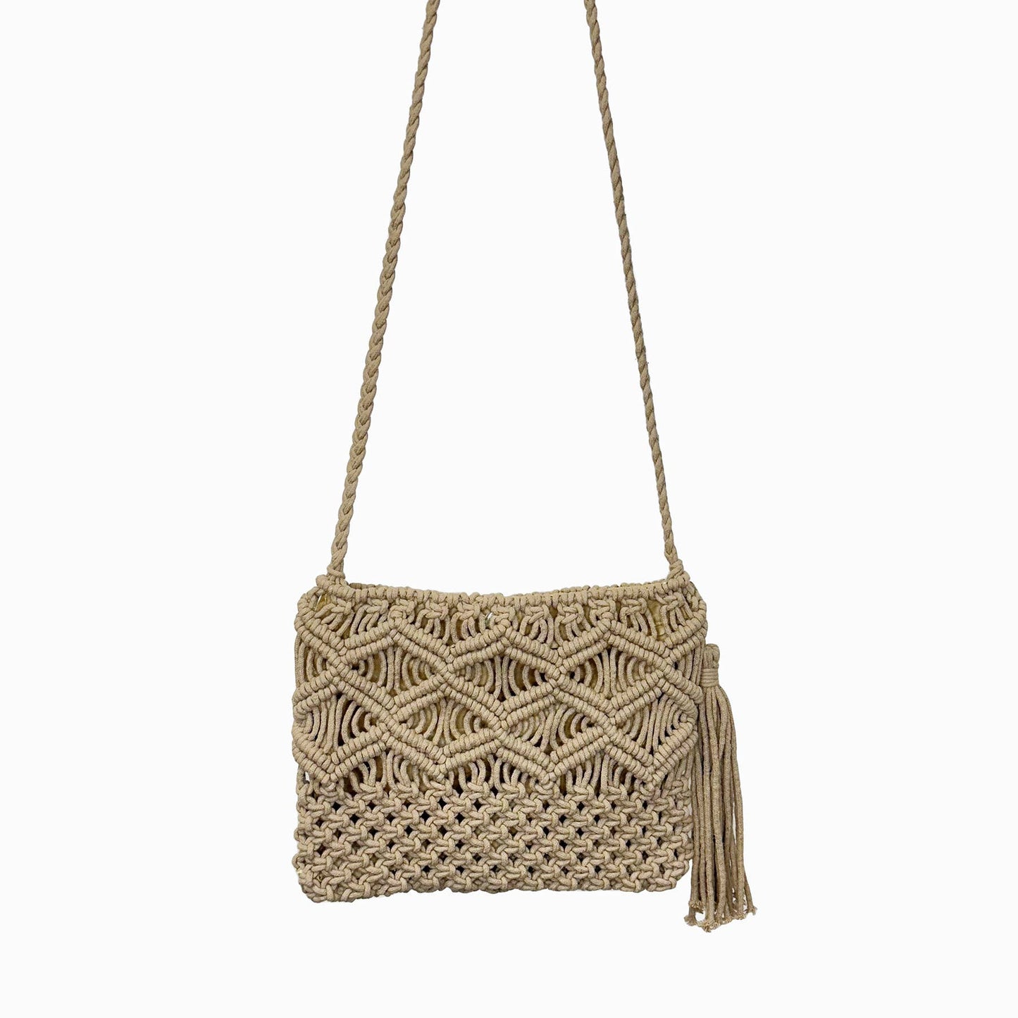 Woven Cotton Crossbody Macrame Bags