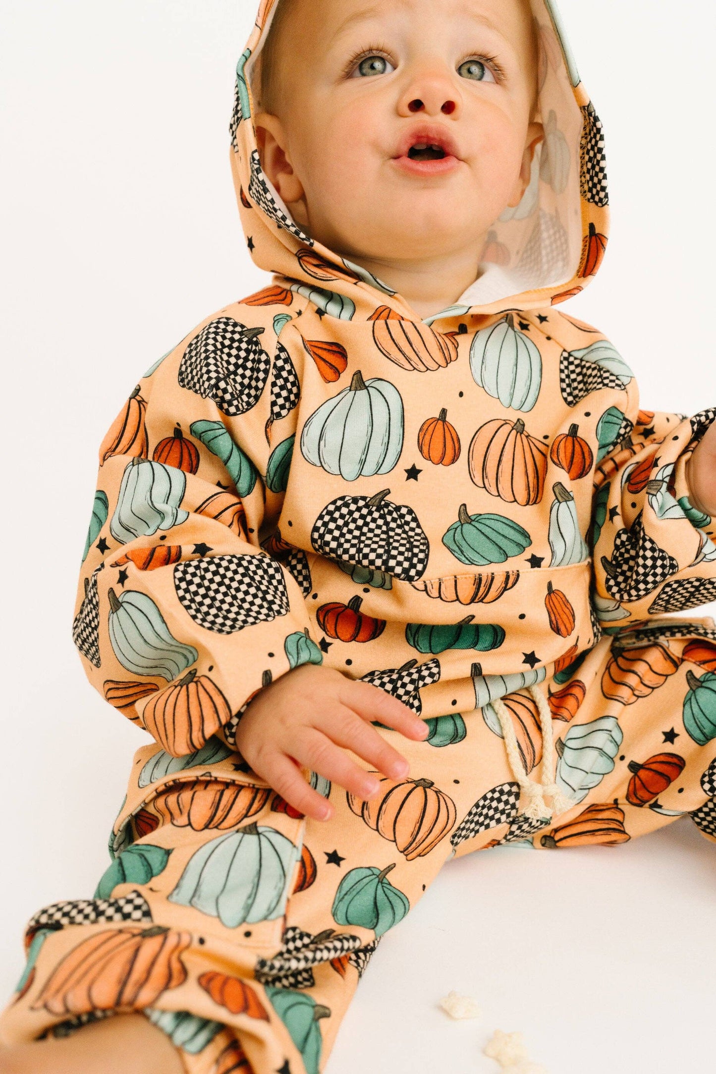 Falling For Pumpkins Cargo Hoodie Set