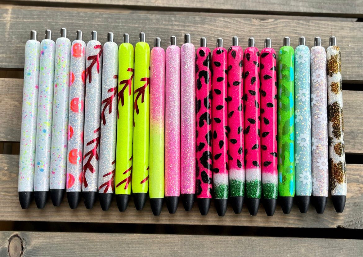 Glitter pens