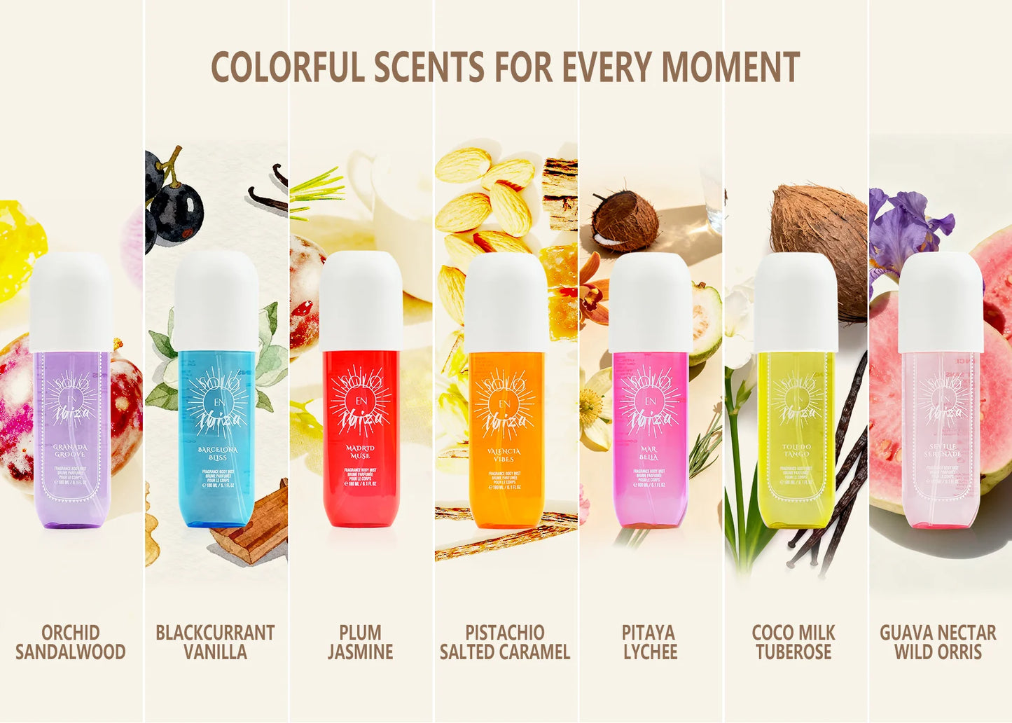 Solo En Ibiza Valencia Fragrance body mist