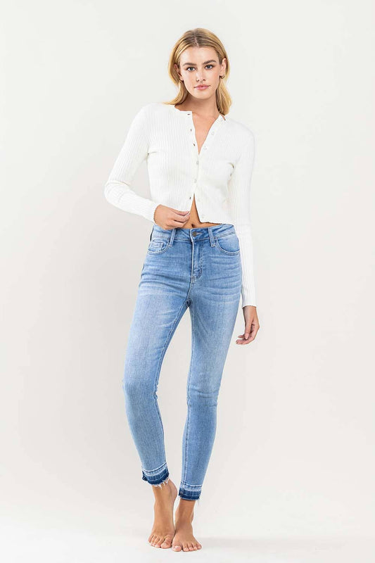 Crop High Waisted Skinny Vervet Jeans