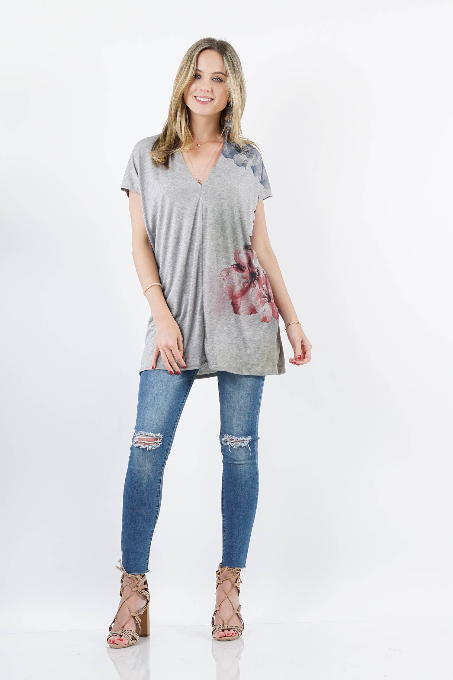 Sublimation loose fit tunic