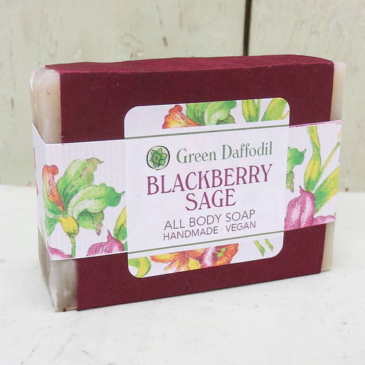Blackberry Sage Natural Handmade Bar Soap