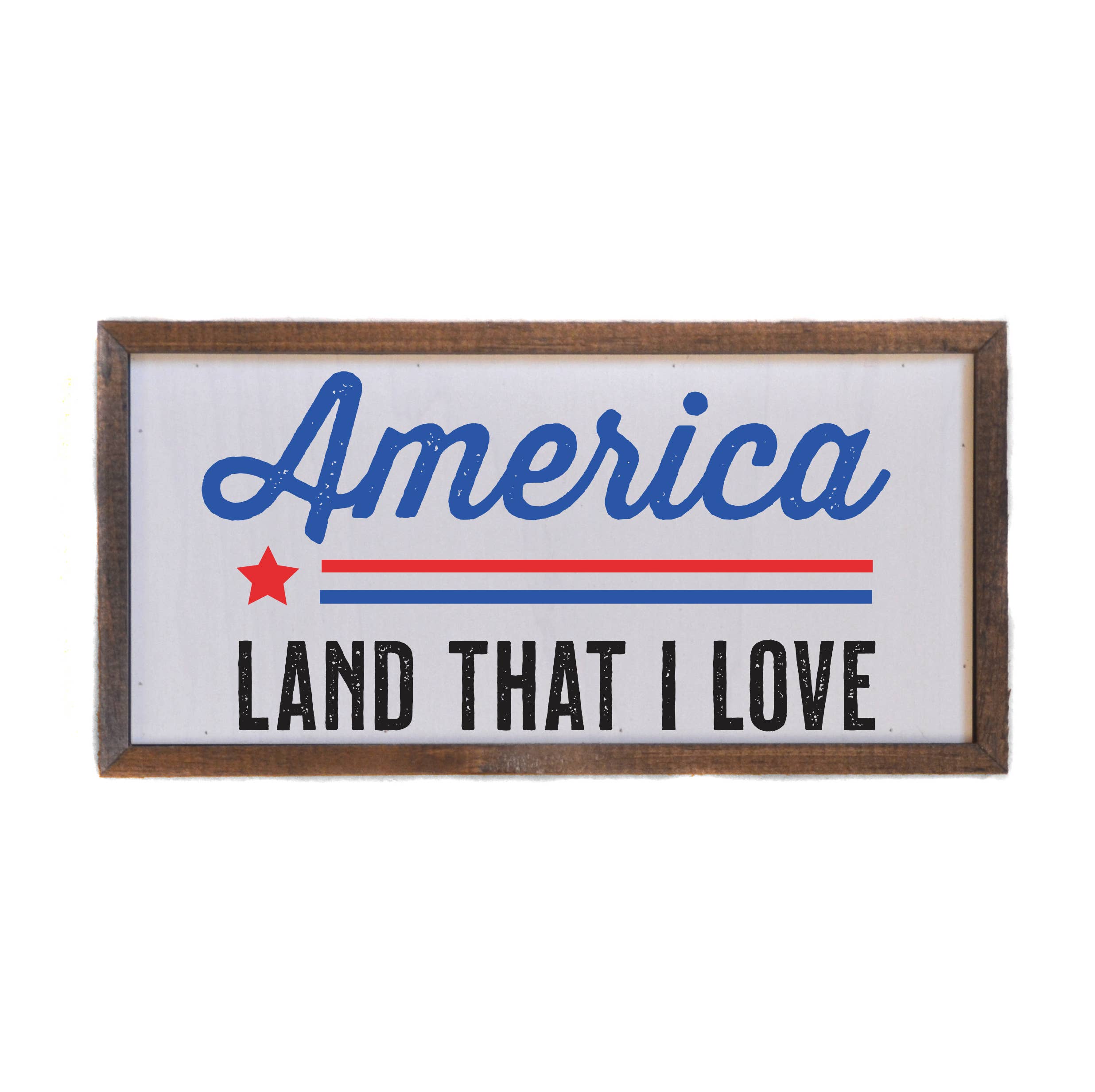 12x6 America Farmhouse Sign