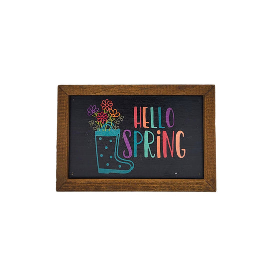 6X4- Hello Spring Small sign
