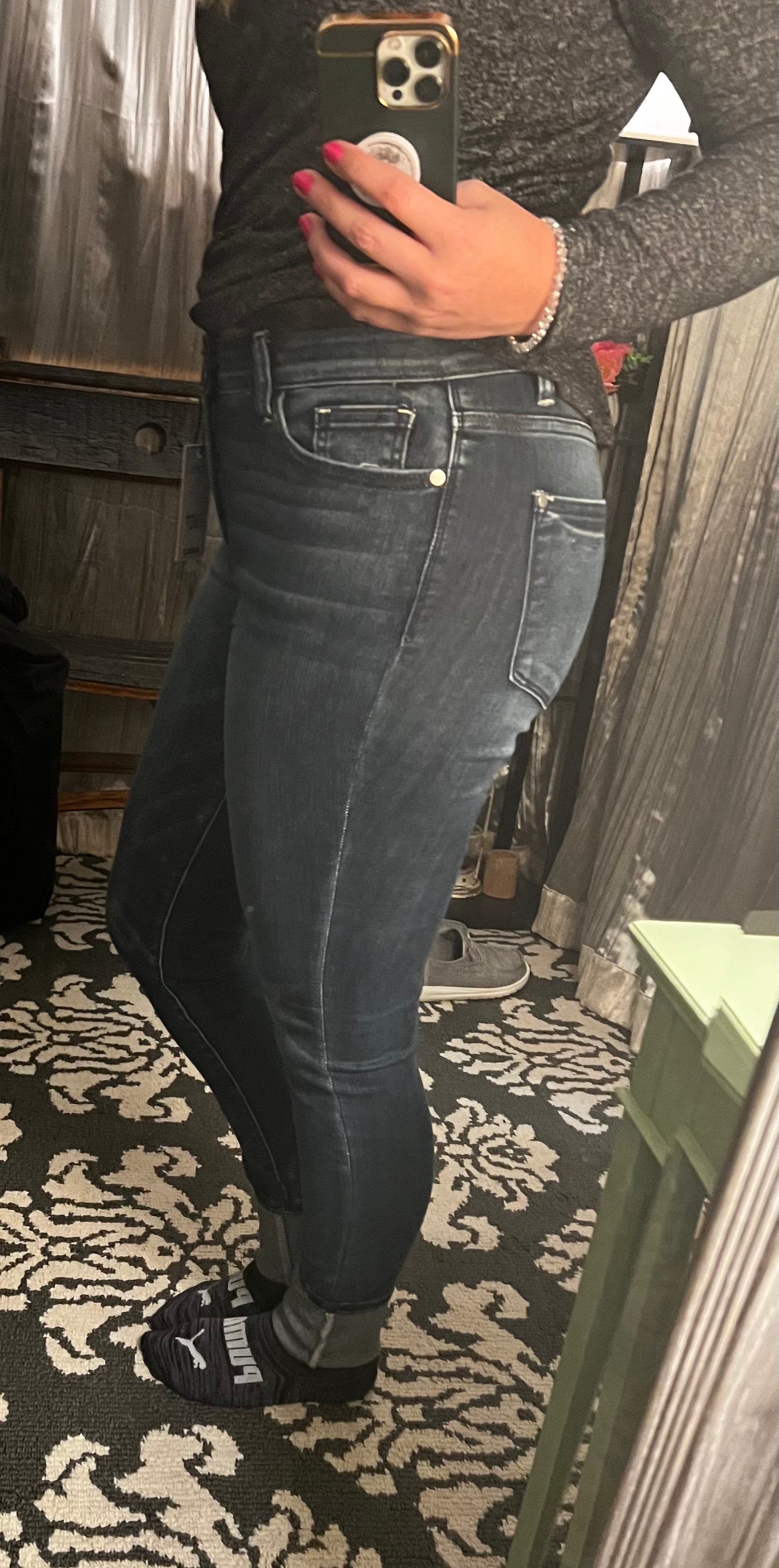 Midrise long skinny Judy Blue Jeans