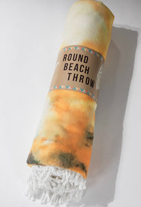 Rustic Aurora Tie-Dye Towel