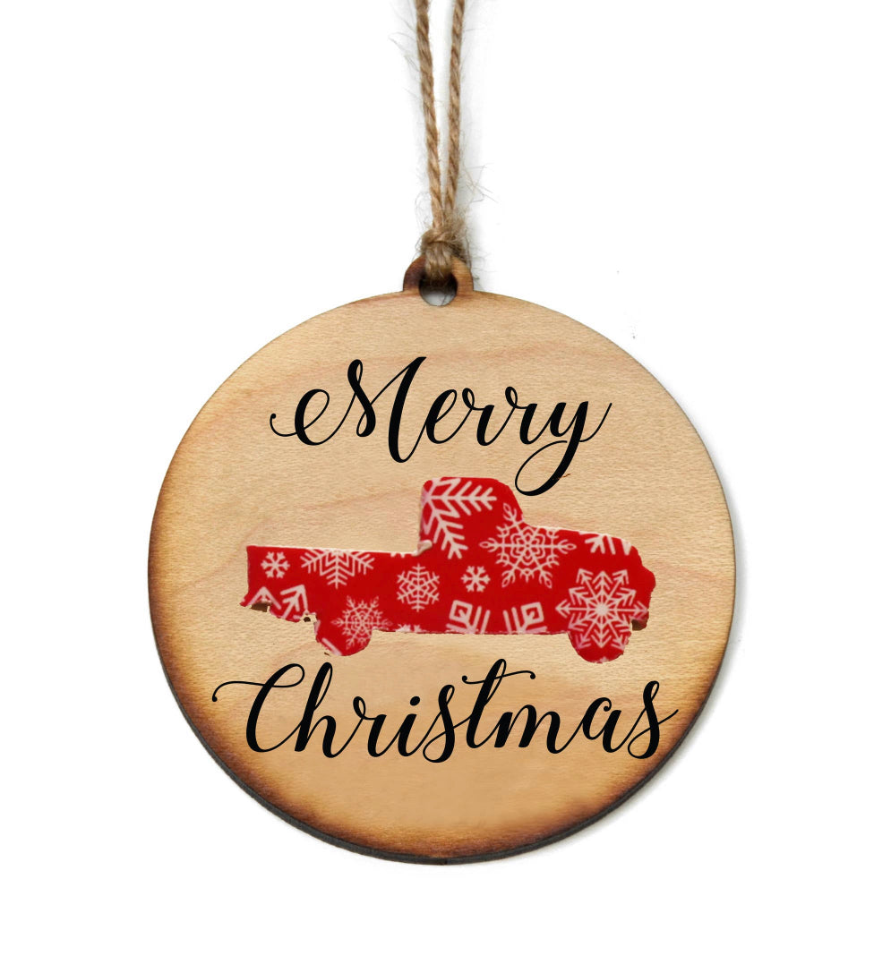 Wood Christmas ornaments