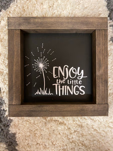 Farmhouse sign 6x6 Handmade