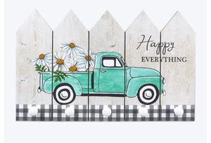 Wood Truck Wall Sign