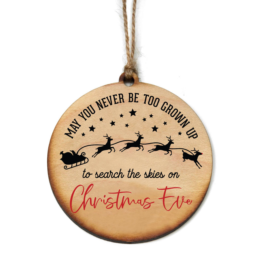 Wood Christmas ornaments