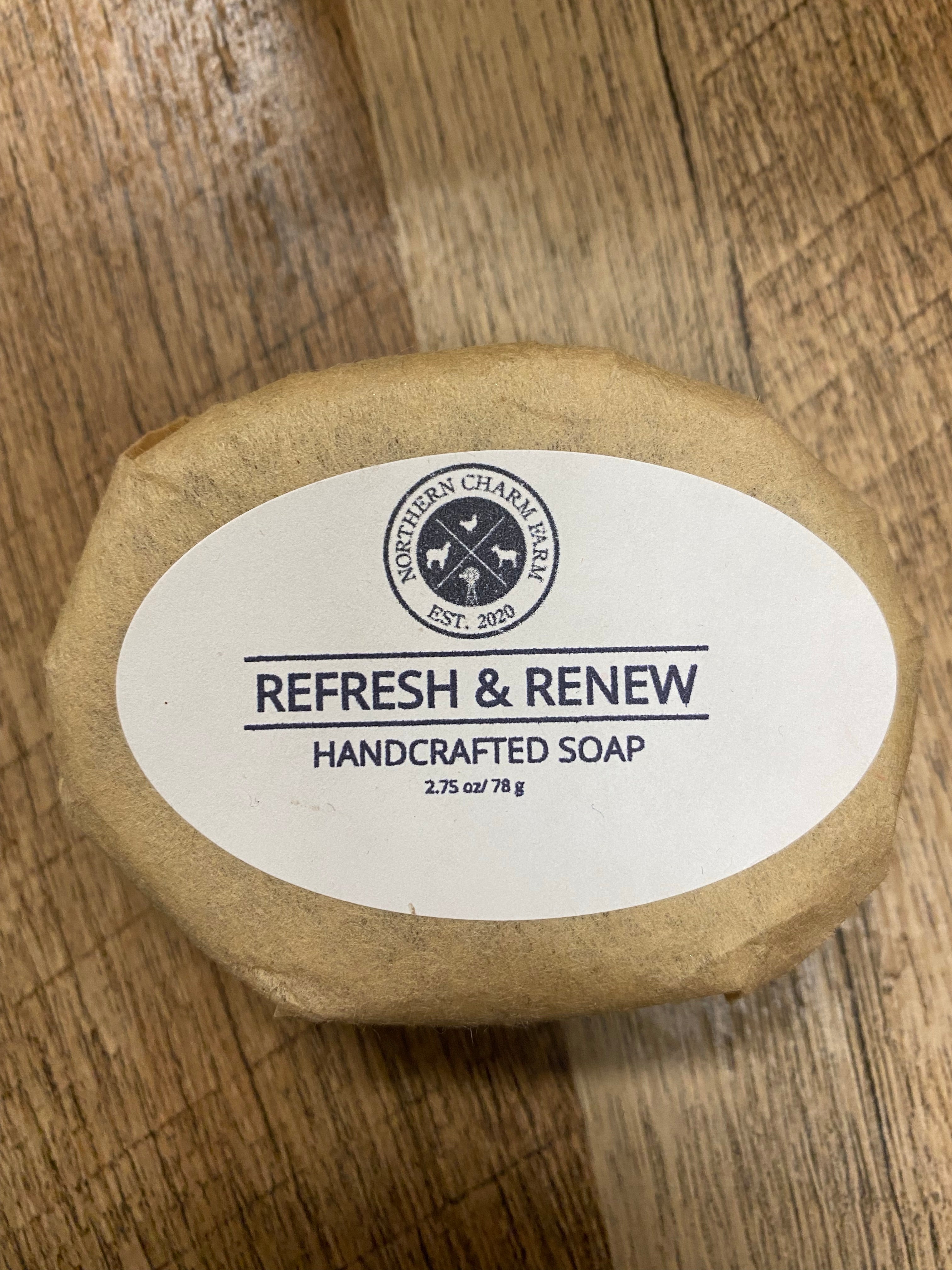 Refresh & Renew facial bar goat’s milk soap