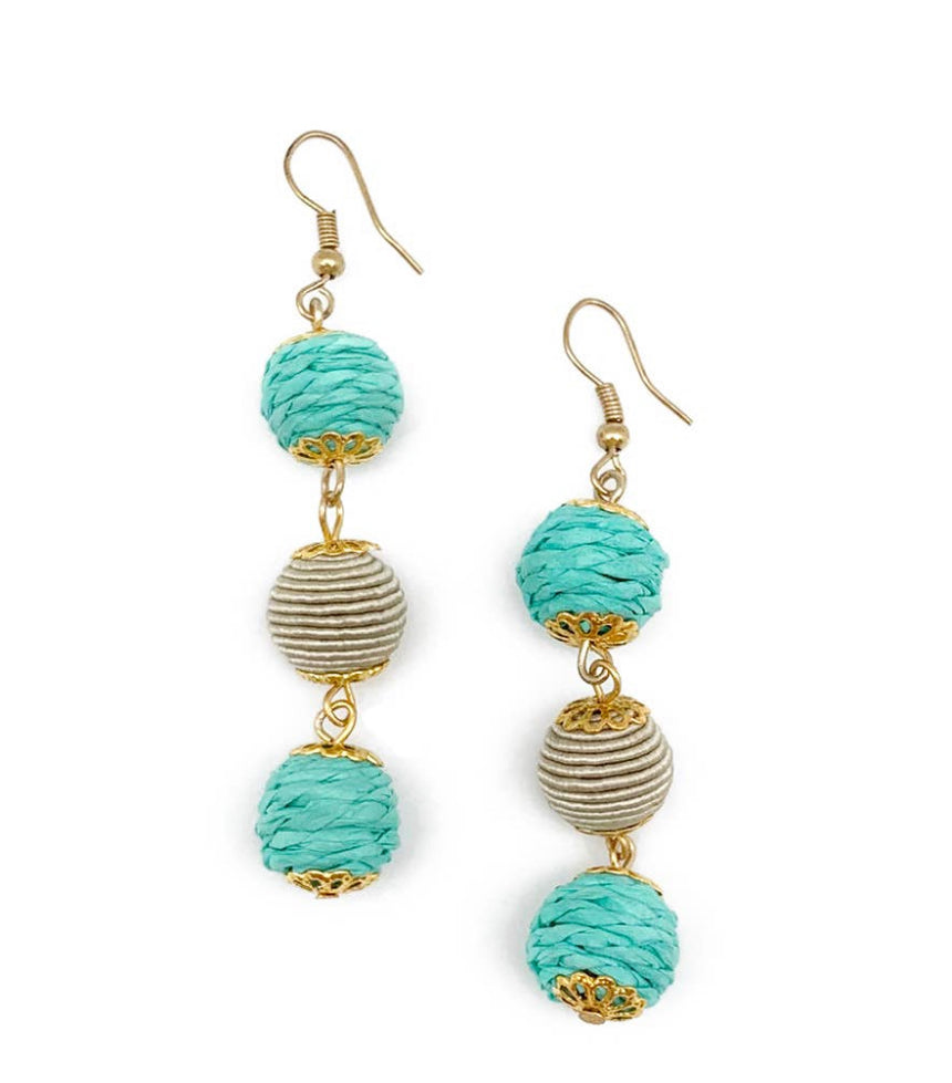 Turquoise waters earrings