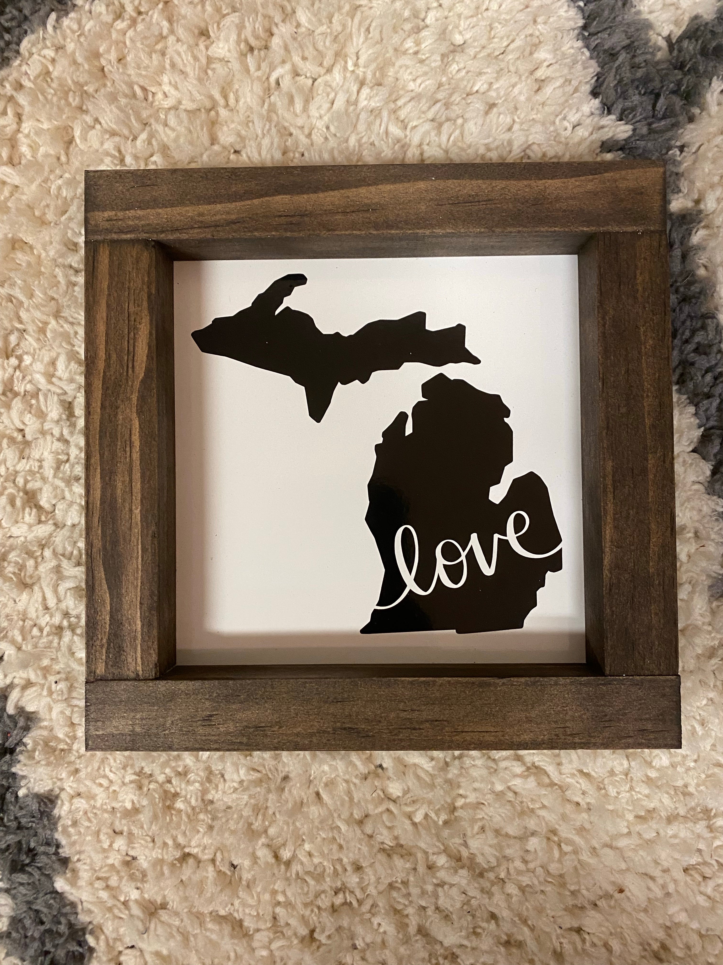 Farmhouse sign 6x6 Handmade