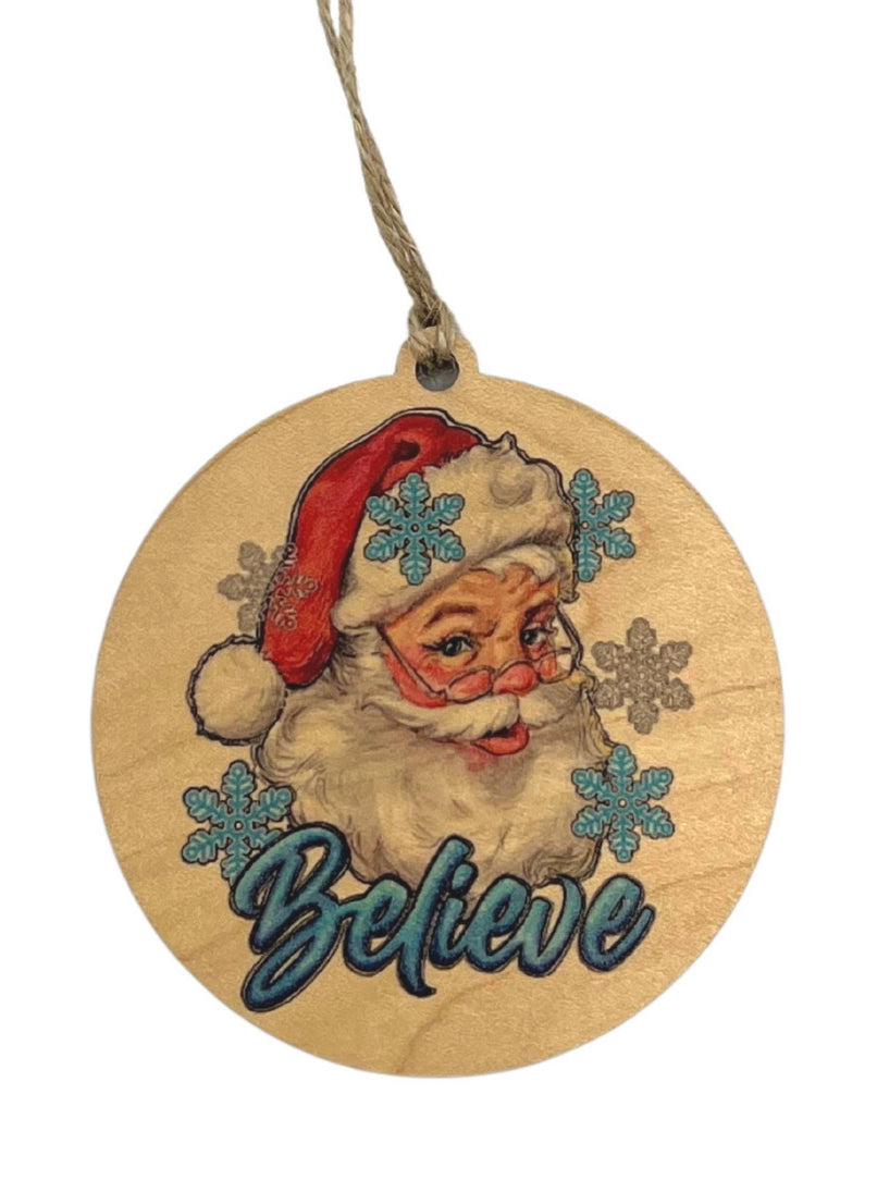 Wood Christmas ornaments