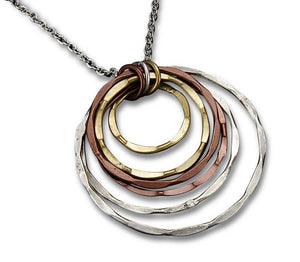 Banjara circles pendant necklace