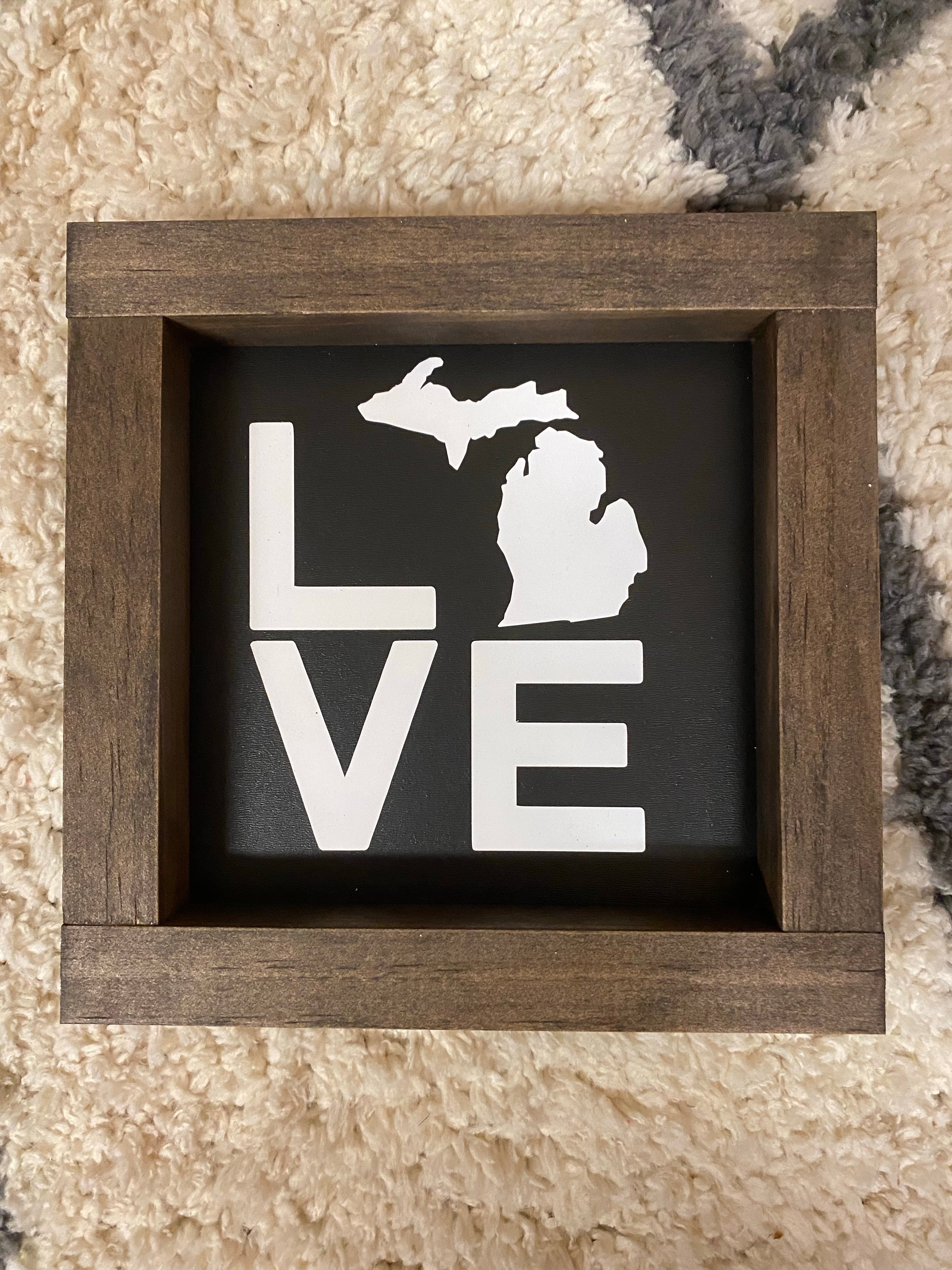 Farmhouse sign 6x6 Handmade