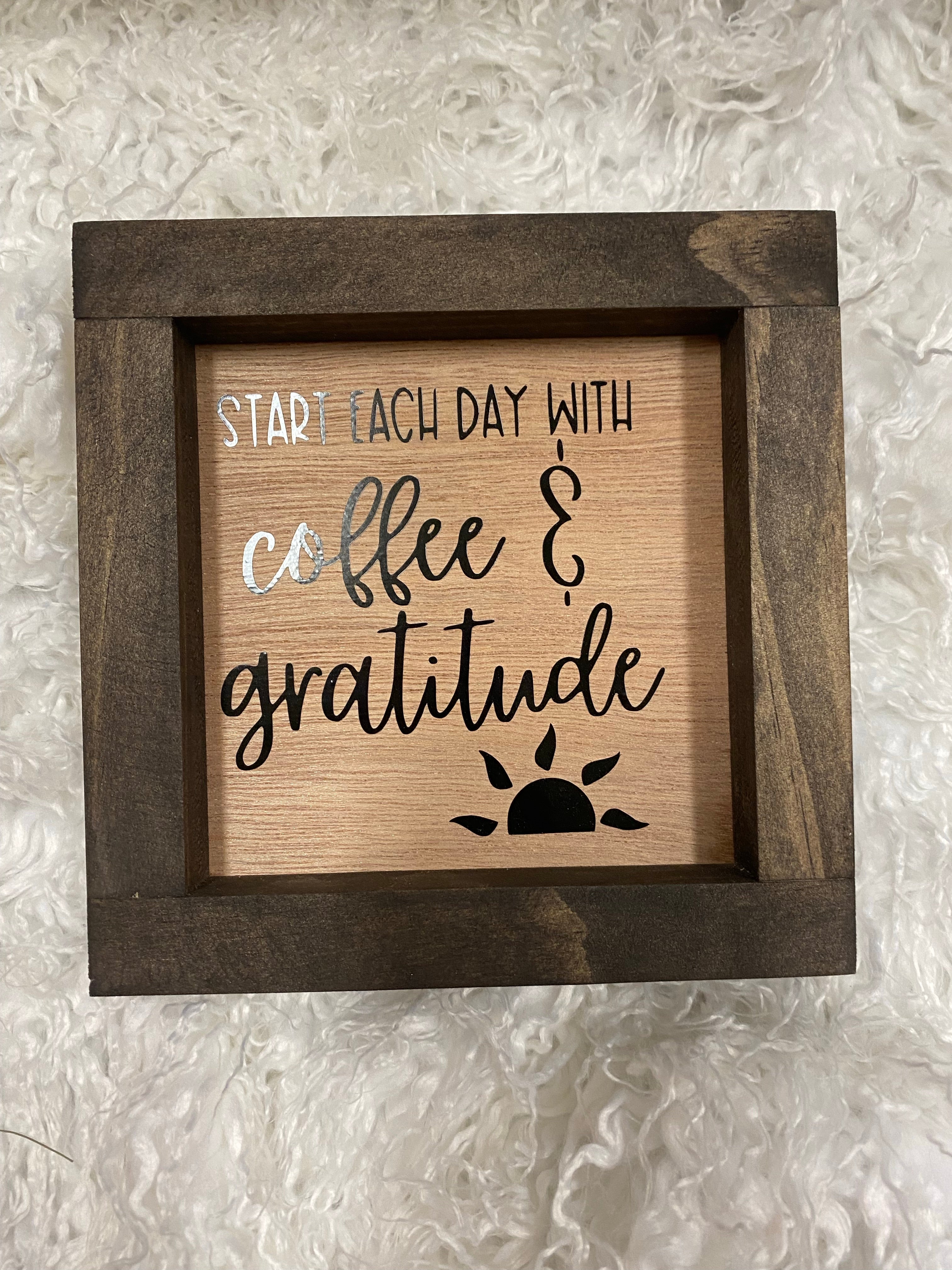 Farmhouse sign 6x6 Handmade