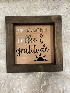 Farmhouse sign 6x6 Handmade