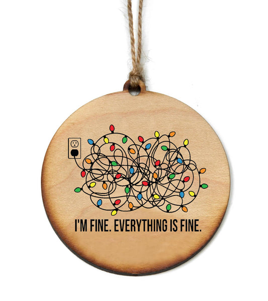 Wood Christmas ornaments