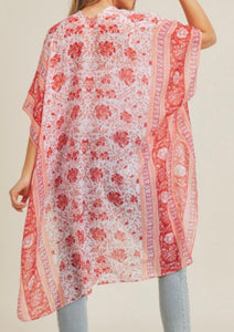 Floral kimono pinks