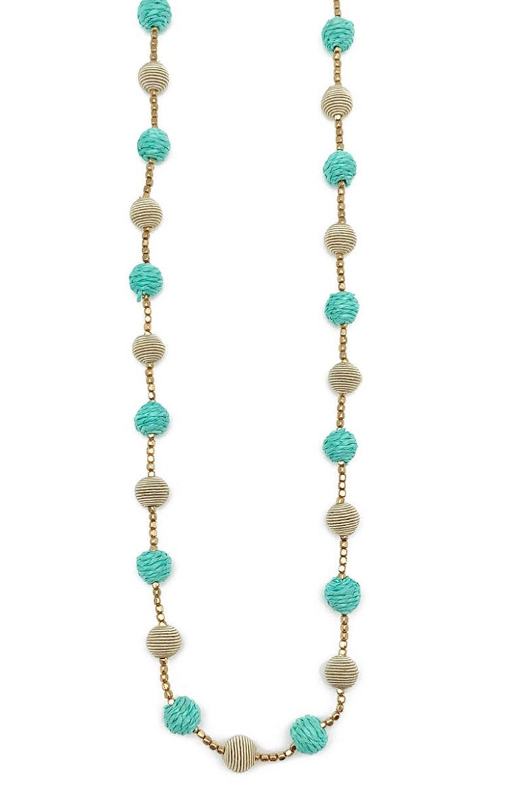 Turquoise water’s long necklace