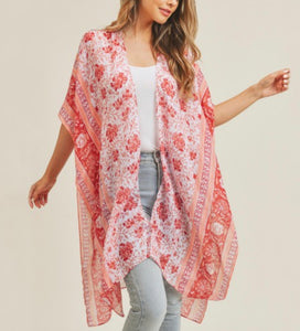 Floral kimono pinks