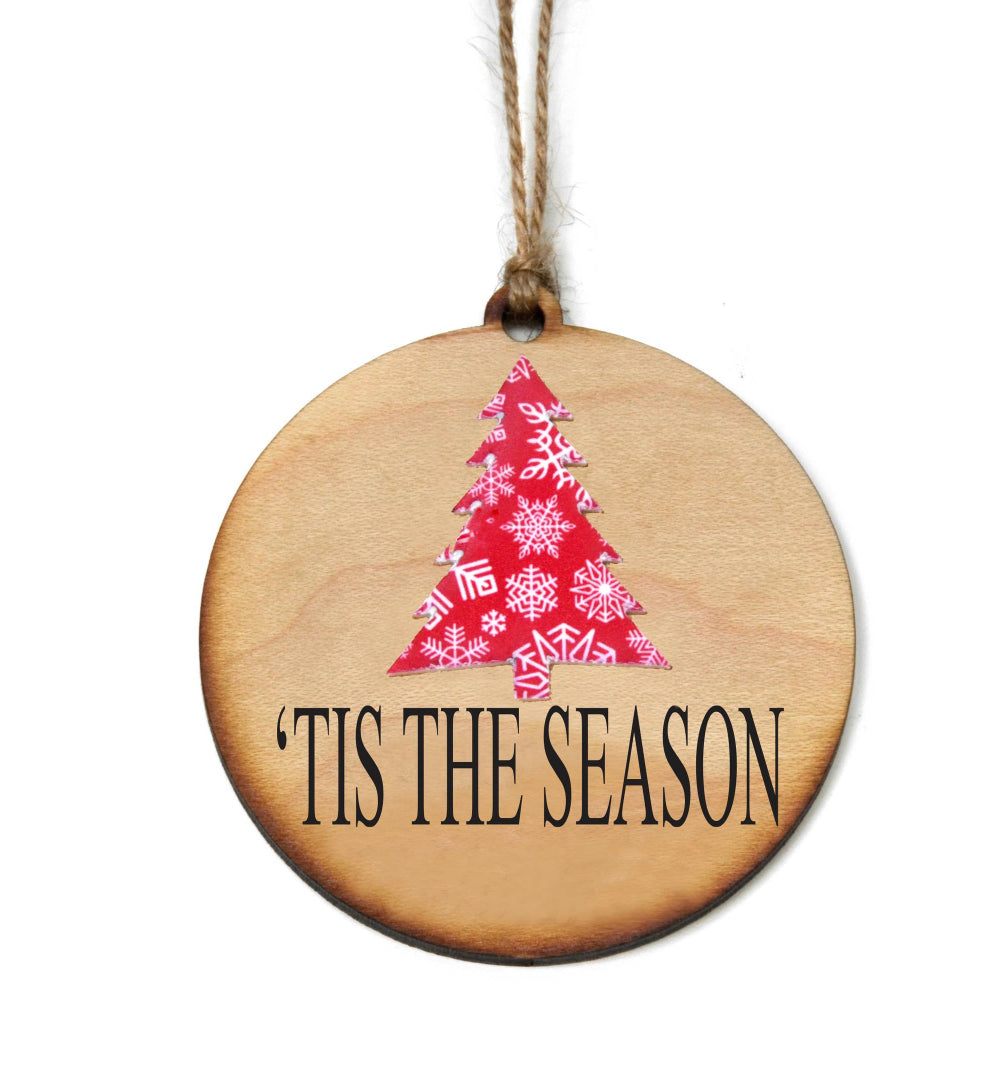 Wood Christmas ornaments