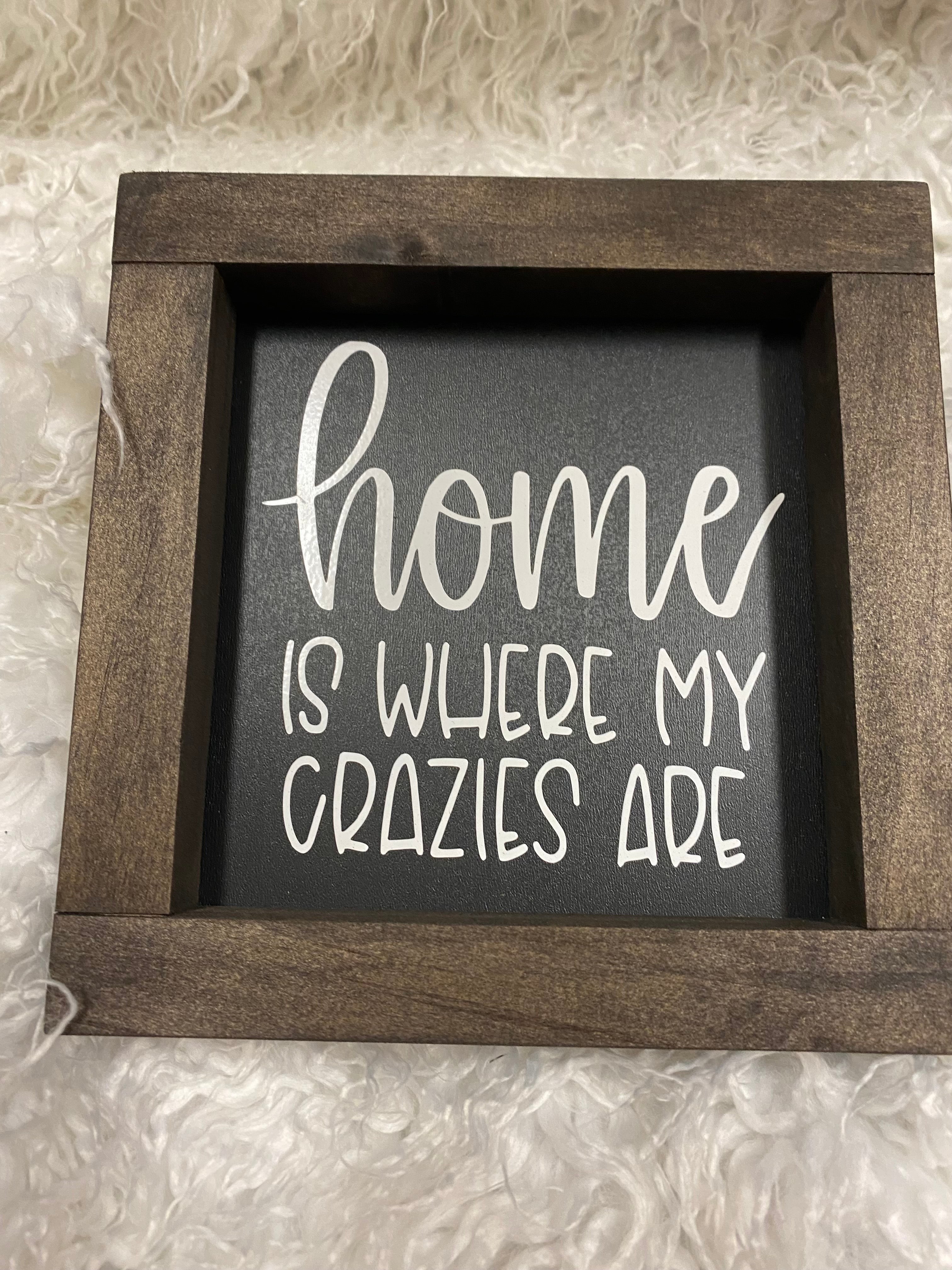 Farmhouse sign 6x6 Handmade